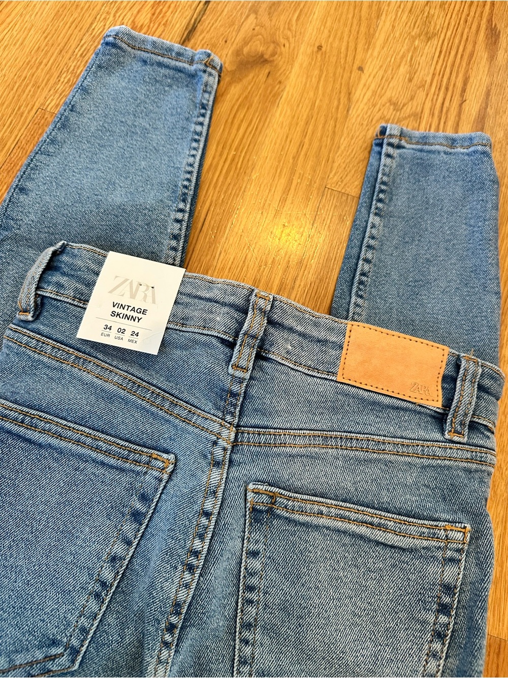 Zara Hi-Rise Vintage Skinny Jeans | Ankle Length | Size 2 NWT